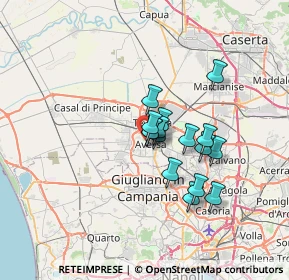 Mappa Via Giuseppe Di Lieto, 81031 Aversa CE, Italia (5.14625)