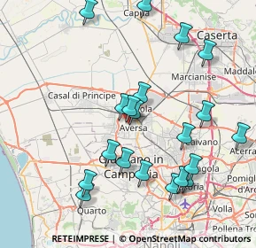 Mappa Via Giuseppe Di Lieto, 81031 Aversa CE, Italia (8.8995)