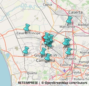 Mappa Via Giuseppe Di Lieto, 81031 Aversa CE, Italia (5.70769)