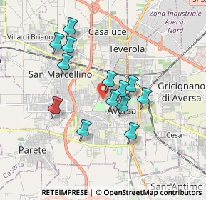 Mappa Via Giuseppe Di Lieto, 81031 Aversa CE, Italia (1.61846)