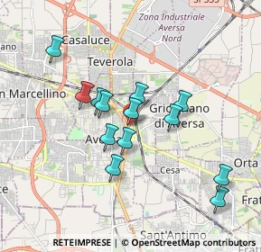 Mappa Via Palmiro Togliatti, 81031 Aversa CE, Italia (1.69615)