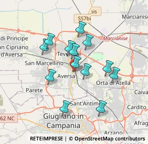 Mappa Via Palmiro Togliatti, 81031 Aversa CE, Italia (3.20154)