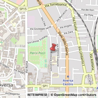 Mappa Via Ettore Corcioni, 106, 81031 Aversa, Caserta (Campania)