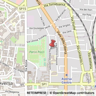 Mappa Via Ettore Corcioni, 116, 81031 Aversa, Caserta (Campania)