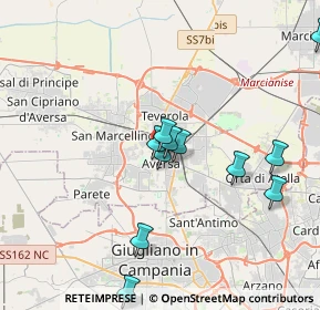 Mappa Piazza Normanna, 81031 Aversa CE, Italia (3.86364)