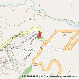 Mappa Via Melfi, 55, 85027 Rapolla PZ, Italia, 85027 Rapolla, Potenza (Basilicata)