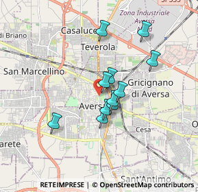 Mappa Parco S.A. Pozzi, 81031 Aversa CE, Italia (1.42727)