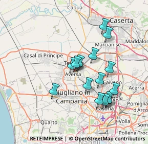 Mappa Parco S.A. Pozzi, 81031 Aversa CE, Italia (7.06667)