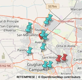 Mappa Parco S.A. Pozzi, 81031 Aversa CE, Italia (3.73833)