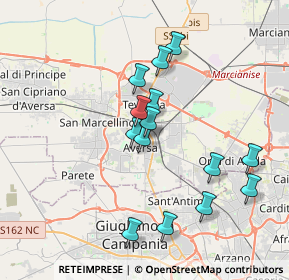 Mappa Parco S.A. Pozzi, 81031 Aversa CE, Italia (3.62929)