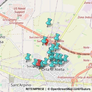Mappa Via Tigli, 81030 Orta di Atella CE, Italia (0.943)