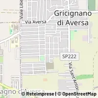Kaart Gricignano di Aversa