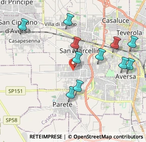 Mappa Via San Michele Arcangelo, 81038 Trentola-ducenta CE, Italia (2.15364)