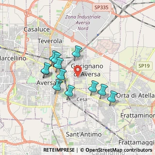 Mappa Via Diocleziano, 81030 Gricignano di Aversa CE, Italia (1.645)
