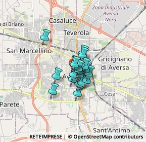 Mappa P.za Raffaele Lucarelli, 81031 Aversa CE, Italia (0.9025)