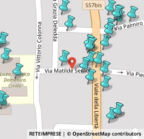 Mappa Via Matilde Serao, 81031 Aversa CE, Italia (0.07333)