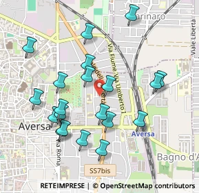 Mappa Via Matilde Serao, 81031 Aversa CE, Italia (0.525)