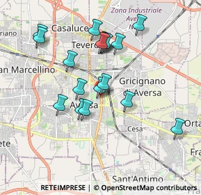 Mappa Via Matilde Serao, 81031 Aversa CE, Italia (1.84556)