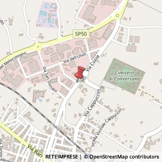 Mappa Strada Provinciale Cozze, KM 1,500, , 70014 Conversano, Bari (Puglia)