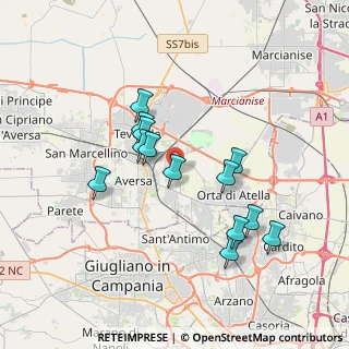 Mappa Via Dante Alighieri, 81030 Gricignano di Aversa CE, Italia (3.47231)