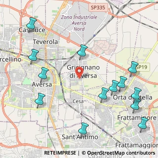 Mappa Via Dante Alighieri, 81030 Gricignano di Aversa CE, Italia (2.94154)