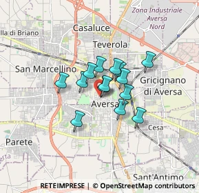 Mappa CE 81031, 81031 Aversa CE, Italia (1.09143)
