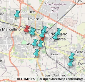 Mappa Via Obbligatoria, 81031 Aversa CE, Italia (1.70077)