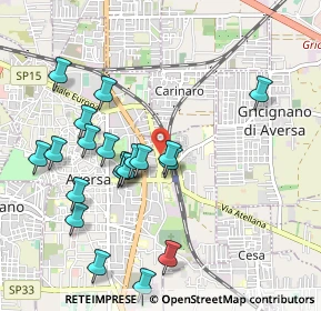 Mappa Via Obbligatoria, 81031 Aversa CE, Italia (1.0895)