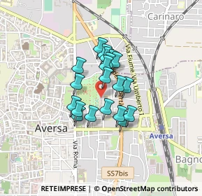 Mappa Via Ettore Corcioni, 81031 Aversa CE, Italia (0.3005)