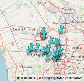 Mappa Via Dante Alighieri, 81031 Aversa CE, Italia (6.9355)