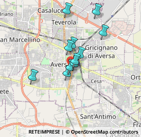 Mappa Via Dante Alighieri, 81031 Aversa CE, Italia (1.36727)