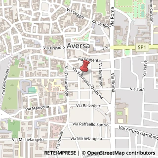 Mappa Via Francesco Orabona,  95, 81031 Aversa, Caserta (Campania)