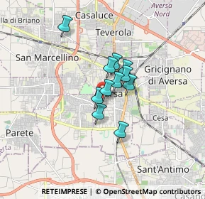 Mappa Via Publio Ovidio Nasone, 81031 Lusciano CE, Italia (1.08091)