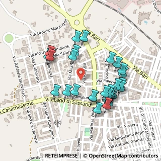 Mappa Via Sassari, 70014 Conversano BA, Italia (0.24207)