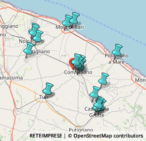 Mappa Via Raffaele Iacovazzo, 70014 Conversano BA, Italia (7.929)