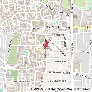 Mappa Via Costantinopoli, 6, 81031 Aversa, Caserta (Campania)