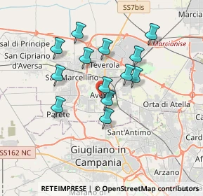 Mappa Via Costantinopoli, 81031 Aversa CE, Italia (3.22846)
