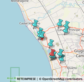 Mappa Via la Spezia, 81030 Castel Volturno CE, Italia (7.04467)