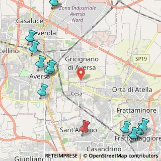 Mappa Via Cardoni, 81030 Gricignano di Aversa CE, Italia (3.58429)