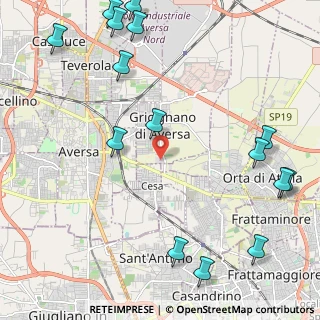 Mappa Via Cardoni, 81030 Gricignano di Aversa CE, Italia (3.218)