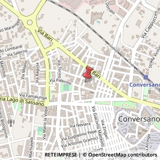 Mappa Via Foggia, 27, 70014 Conversano, Bari (Puglia)