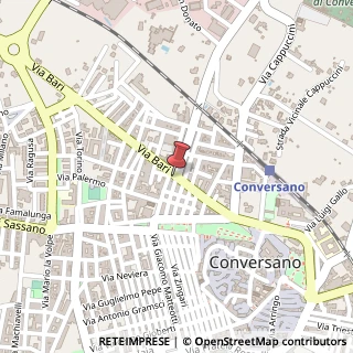 Mappa Via XXV Luglio, 57, 70014 Conversano, Bari (Puglia)