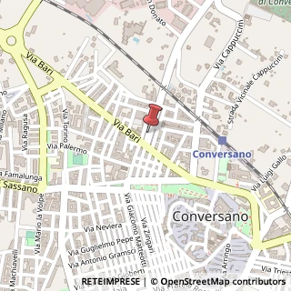Mappa Via Giuseppe di Vittorio, 17, 70014 Conversano, Bari (Puglia)