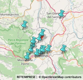 Mappa Via var, 83010 Grottolella AV, Italia (6.61357)