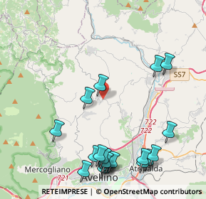 Mappa Via var, 83010 Grottolella AV, Italia (5.553)