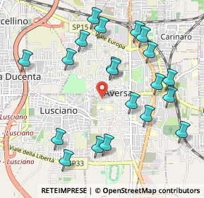 Mappa Via Cicerone, 81031 Aversa CE, Italia (1.1845)