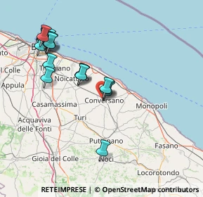 Mappa Via Mantova, 70014 Conversano BA, Italia (18.0585)