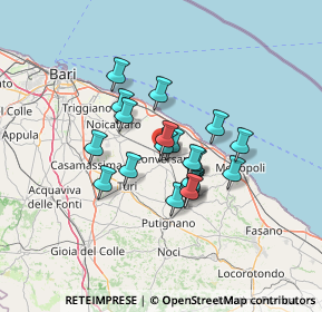 Mappa Via Mantova, 70014 Conversano BA, Italia (10.2775)