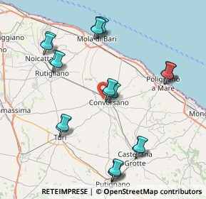 Mappa Via Mantova, 70014 Conversano BA, Italia (9.329)