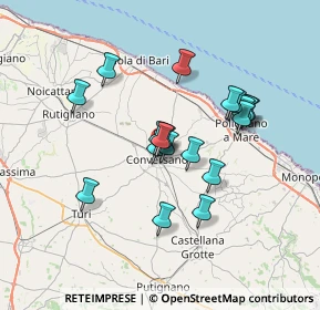 Mappa Via Luigi Galvani, 70014 Conversano BA, Italia (6.20737)